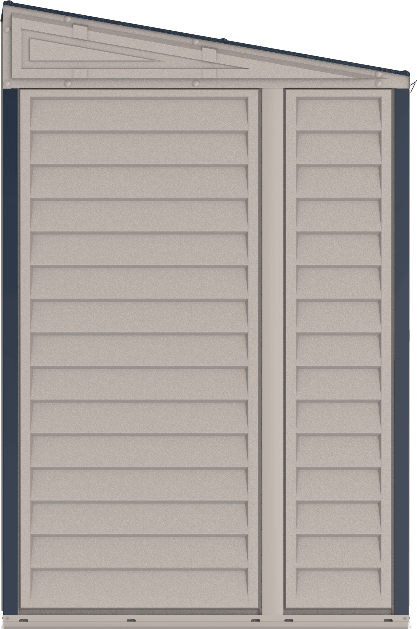 Duramax 10' x 4' Heavy-Duty SideMate Shed Sideview 36825