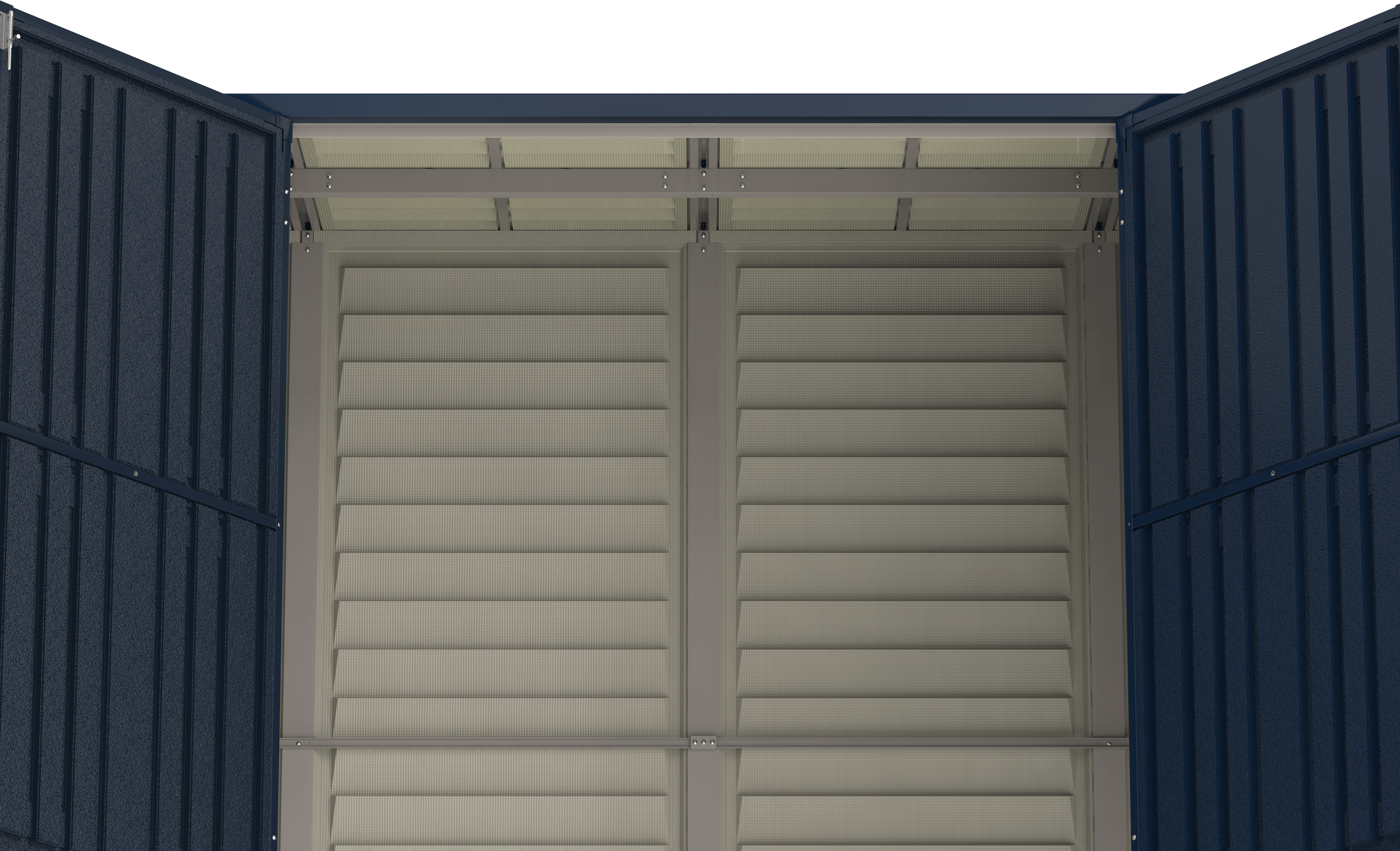 Duramax 10' x 4' All-Weather ProStorage Shed Open Door 36825