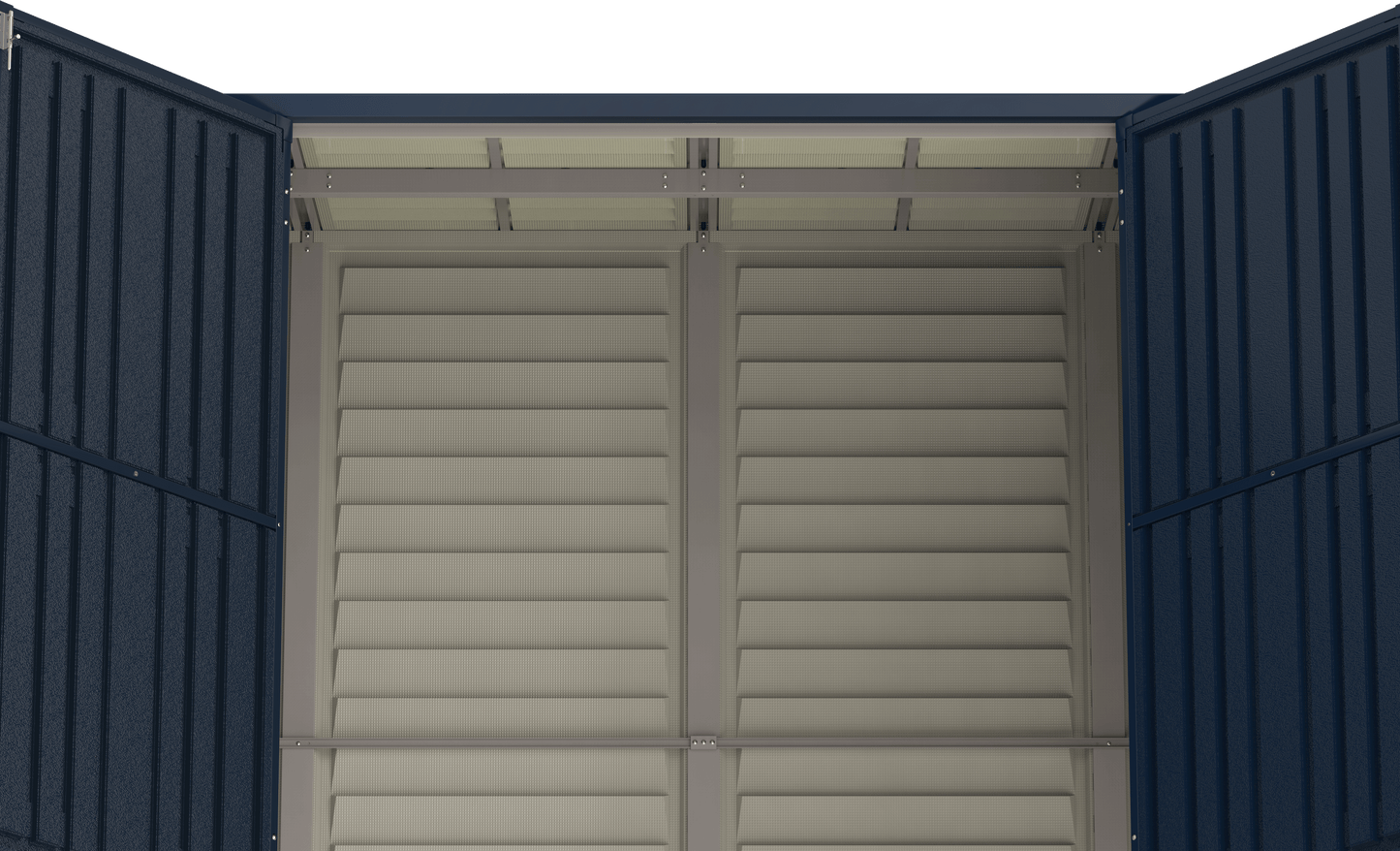 Duramax 10' x 4' All-Weather ProStorage Shed Open Door 36825