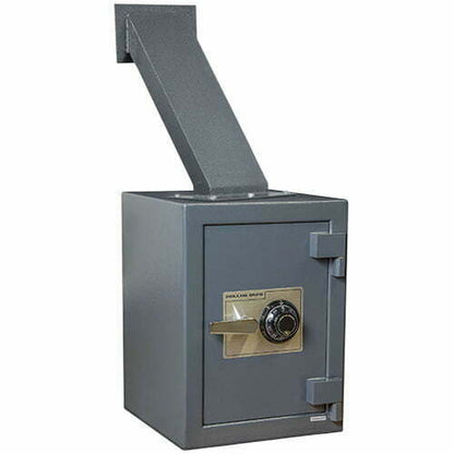Hollon TTW-2015 C/E B-Rated Through-The-Wall Depository Safe | Garage Tools Storage