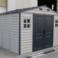Duramax Woodside Plus 10'x8' Adobe with Foundation 30227