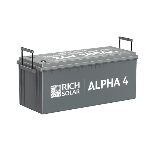 Rich Solar Alpha 4 & Alpha 4 Lite 24V 100Ah LiFePO4 Battery