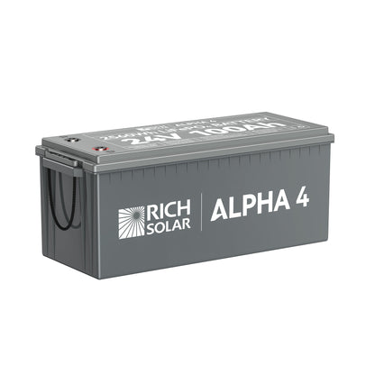 Rich Solar Alpha 4 & Alpha 4 Lite 24V 100Ah LiFePO4 Battery
