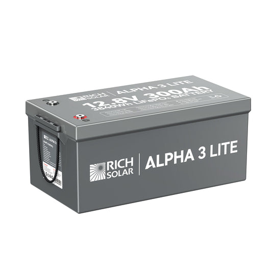 Rich Solar ALPHA 3 Series 12V LiFePO4 Lithium Battery (Lite, Standard, Pro)