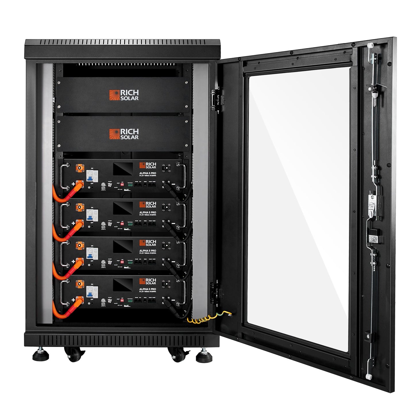 Rich Solar Alpha 5 Pro 48V 100Ah LiFePO4 Server Rack Battery | 5.12kWh