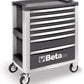 Beta Tools C39-7-MOBILE ROLLER CAB 7 DRAW - Black