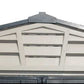 Duramax 10.5' x 8' Storemax Plus Vinyl Shed Kit with Floor Front Roof Details 30225