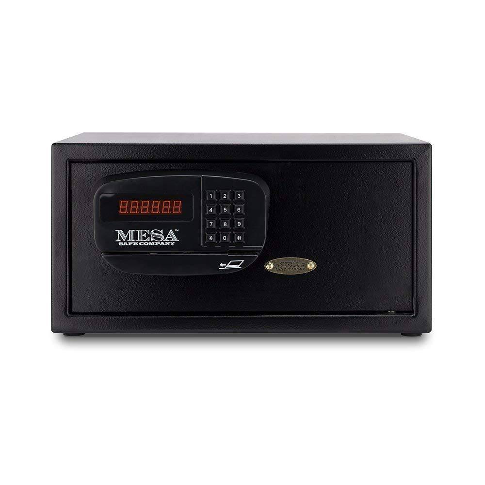 MESA Safes Hotel Wall-Mounted Gun Safe 1.2 cu. ft. w/ Card Swipe,Electronic Lock