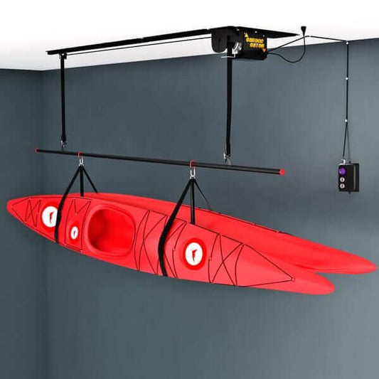Garage Gator Dual Power Kayak & Canoe Lift Motorized Ceiling Hoist GG8220CK2