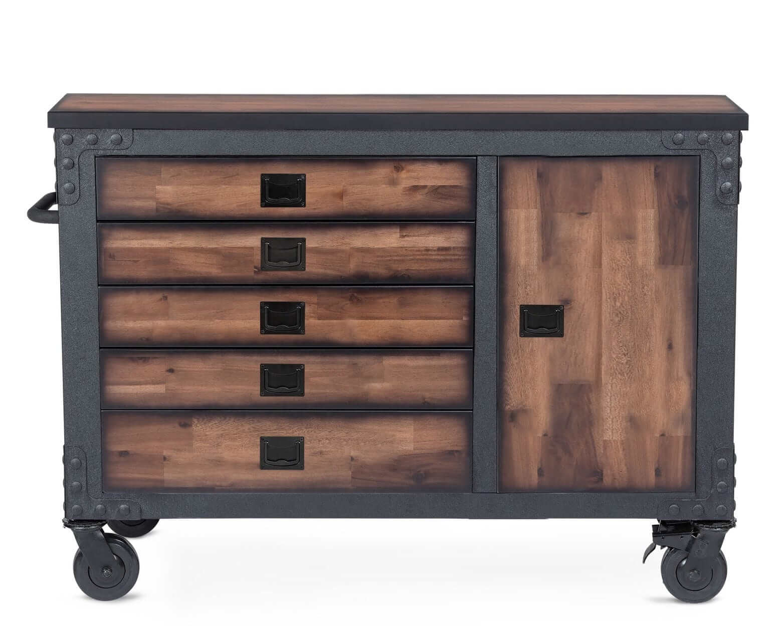 Duramax 5-Piece Garage Storage Combo Set with Workbench, Tool Chest and Wall Cabinets