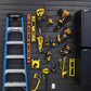 Proslat Garage Storage PVC Wall Panels for Storage 8 ft. x 4 ft. Charcoal 88105 