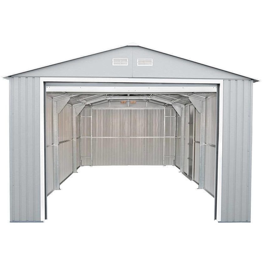 Duramax 12'x20' Imperial Large Metal Workshop Garage  50952 - Garage Tools Storage