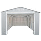 Duramax 12'x26' Imperial Light Gray Steel Garage 55152 - Garage Tools Storage