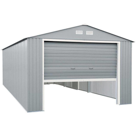 Duramax 12'x26' Imperial Metal Garage Shed 55152 - Garage Tools Storage