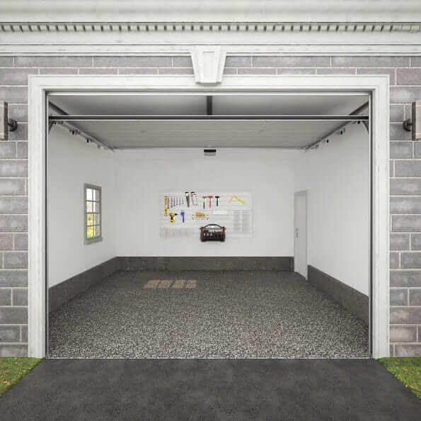 Proslat 8 ft. x 4 ft. PVC Slatwall Panel Set - 4 pack 128 sq ft Sandstone P88409