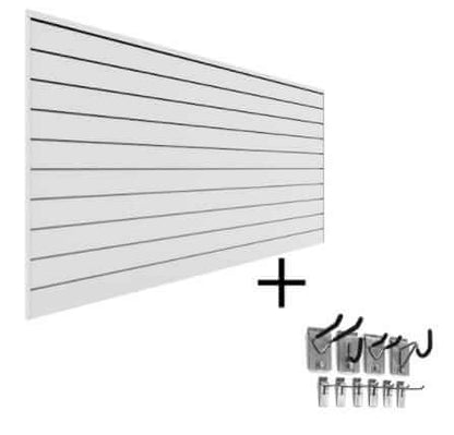 Proslat Slatwall Mini Bundle White (PVC) 33006K
