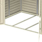 Duramax 8' x 5.5' DuraMate Shed with Foundation Kit Floor Details 00184
