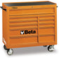 BETA Tools C38R-MOBILE ROLLER CAB 11 DRAWERS Tool Chest - Orange
