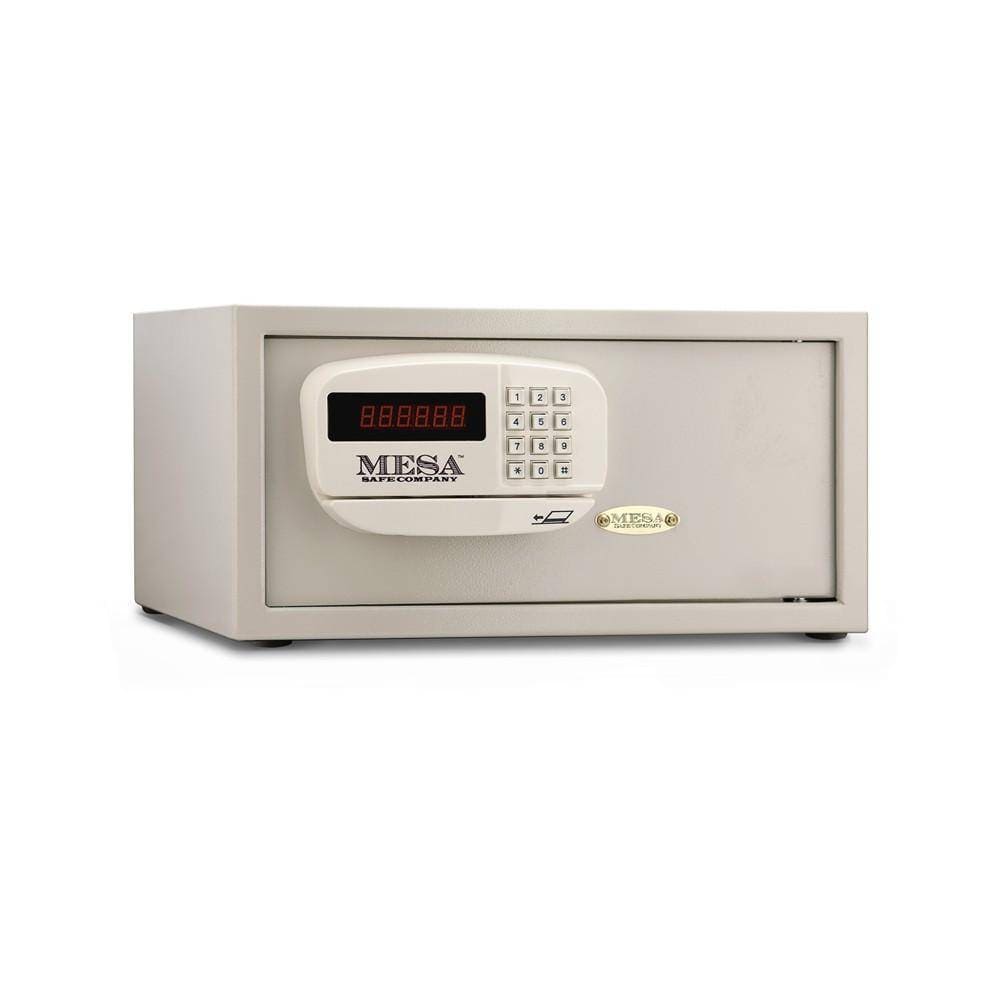 MESA Safes Hotel Safe 1.2 cu.ft. w/ Card Swipe,White MHRC916E-WHT
